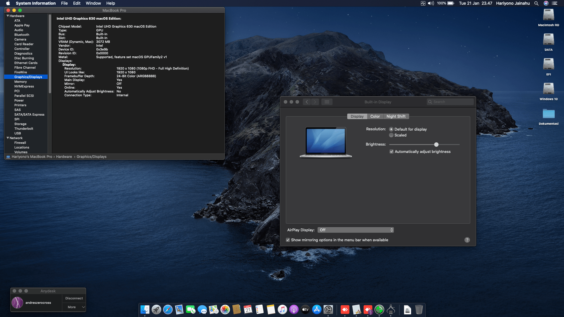 Acer Nitro 5 AN515 52 51T2 [CoffeeLake + Intel UHD 630 + I2C] 7